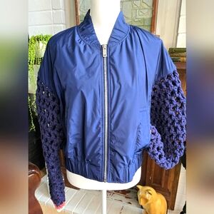 💙 UGG Georgina Maxi Crochet Jacket NWT Size Large